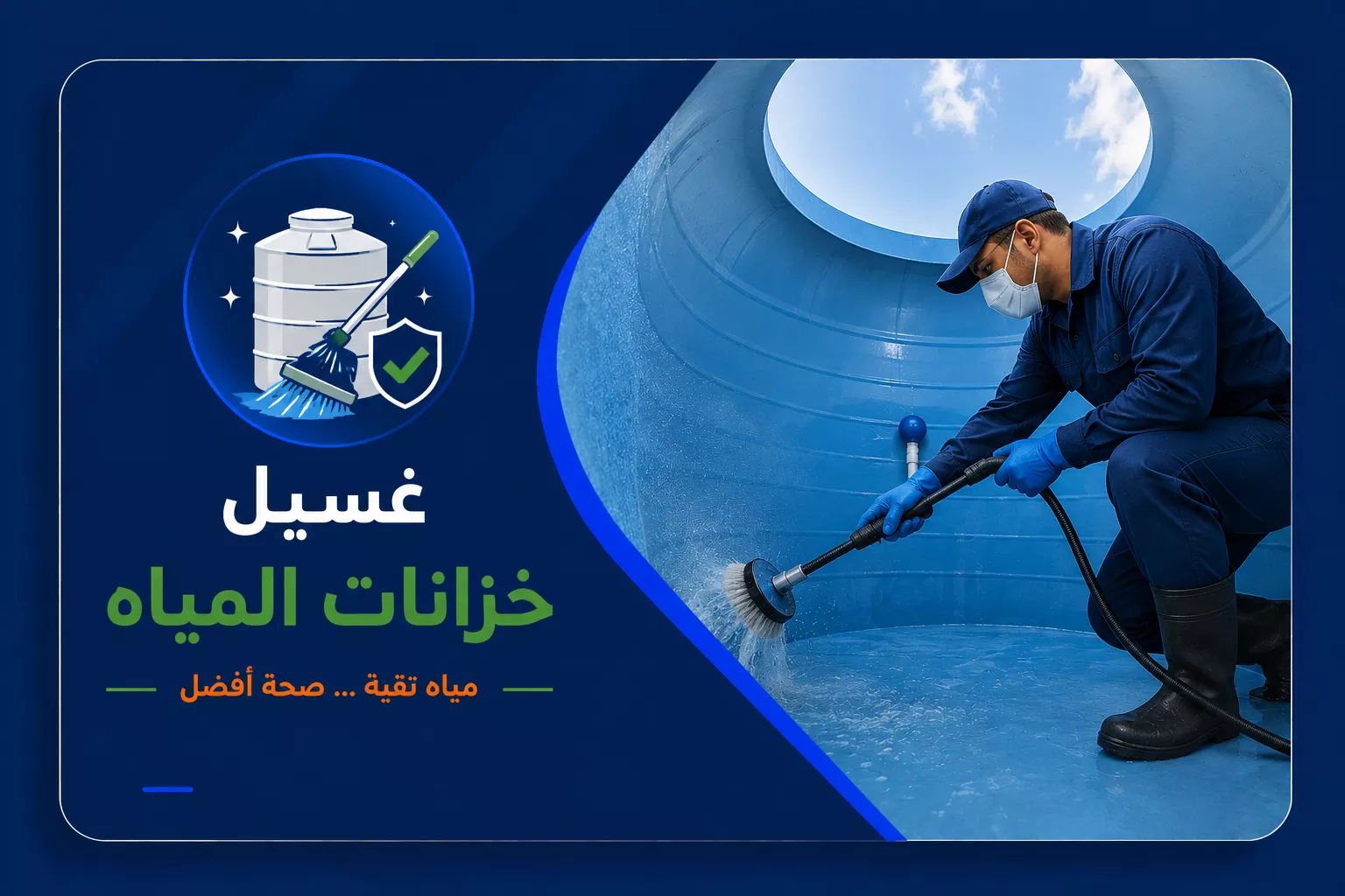 غسيل خزانات المياه في قطر