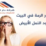 ظهور الرمة في البيت ووجود النمل الأبيض