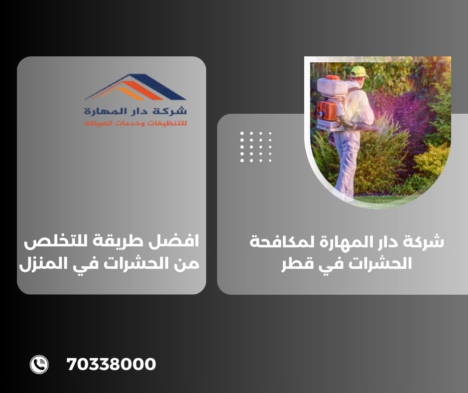افضل طريقة للتخلص من الحشرات في المنزل