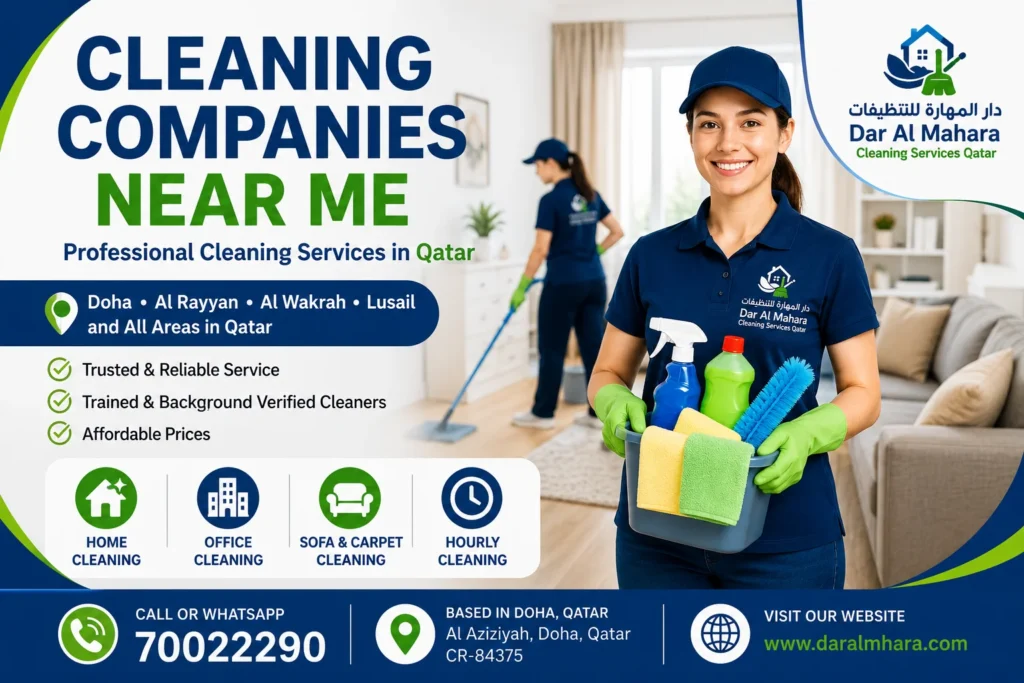 Cleaning Companies Near Me in Qatar | Professional Cleaning Services in