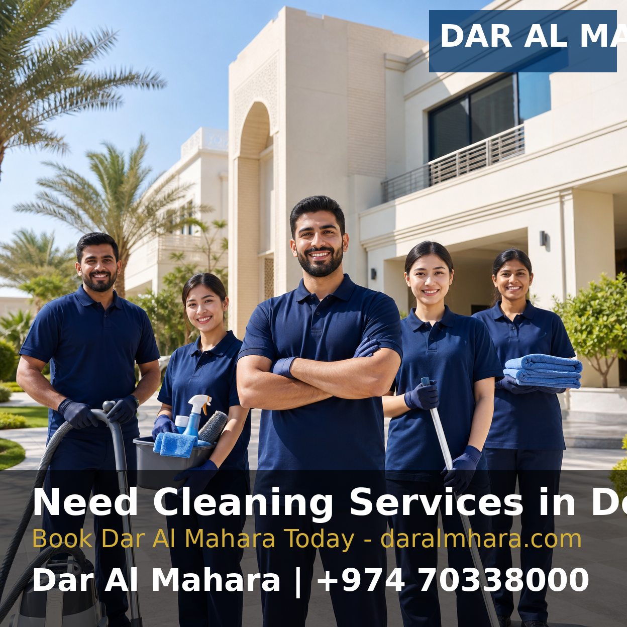 صورة مقال: Top Cleaning Services in Doha - شركة دار المهارة
