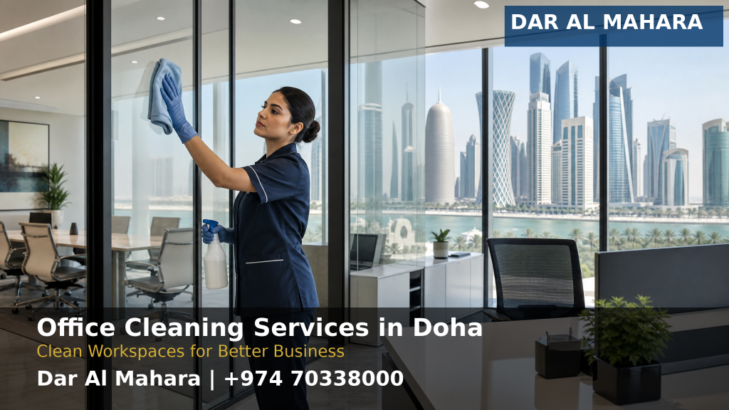 Office cleaning services in Doha by Dar Al Mahara Cleaning Services Qatar