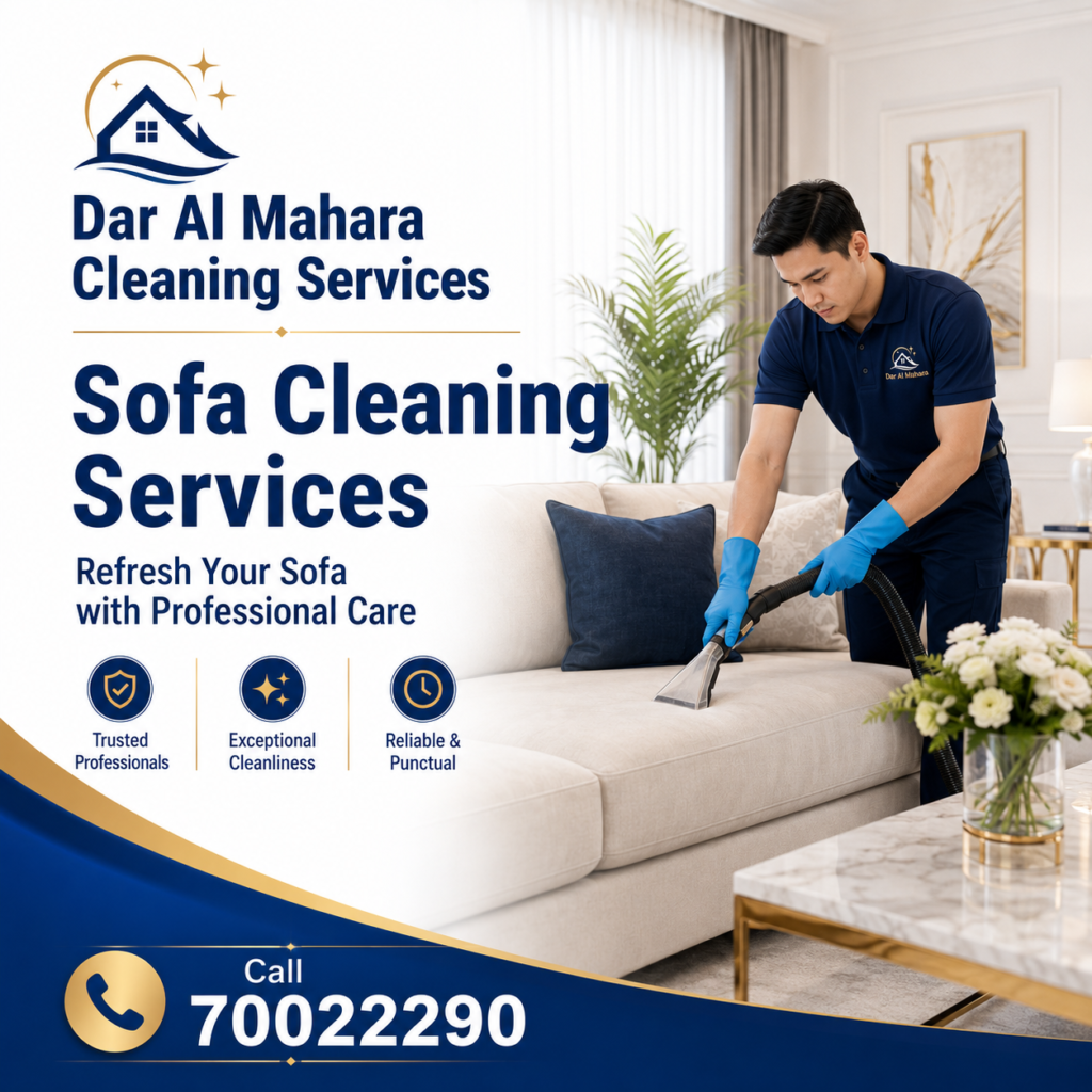 Professional sofa and upholstery cleaning service in Qatar