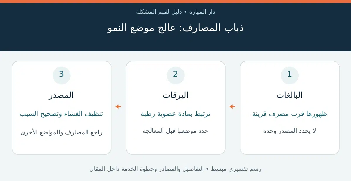 ذباب المصارف — ذباب المصارف: عالج موضع النمو